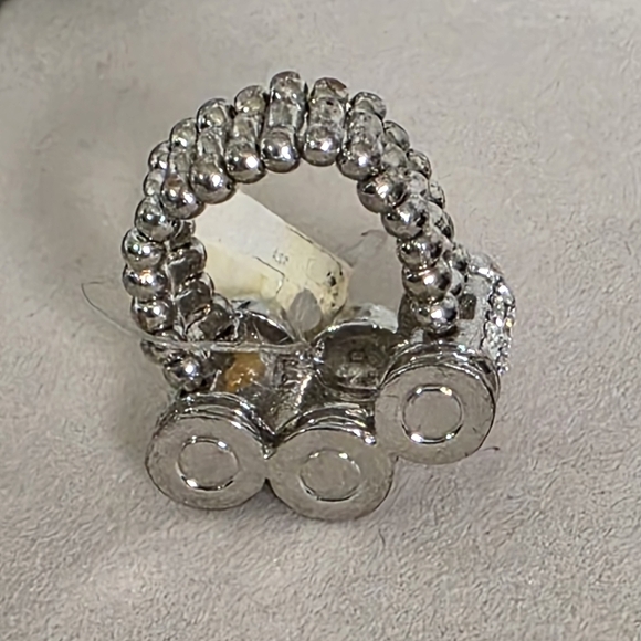 Silver Statement Bullet Ring - Picture 5 of 8